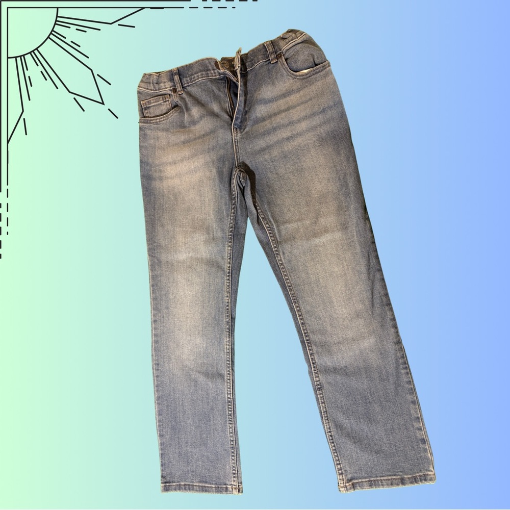 Wonder Nation Boys straightblue adjustable waist jeans
